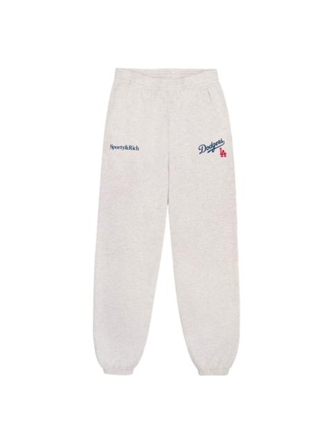 logo-print track pants
