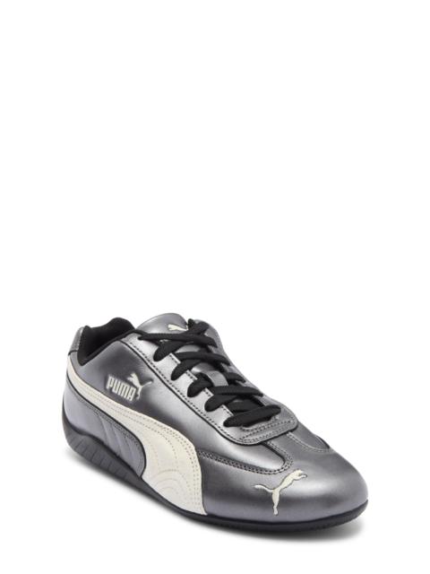 PUMA PUMA Speedcat Metallic Sneaker in Puma Black/Warm White at Nordstrom