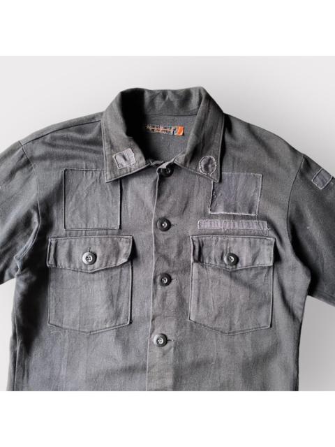 UNDERCOVER SS06 Scab The Can Military Patch Shirt
