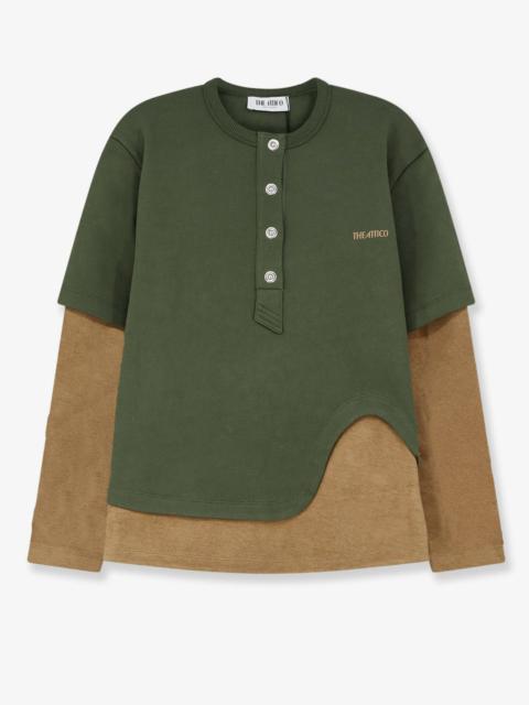 THE ATTICO The Attico Cotton Sweatshirt Green Women