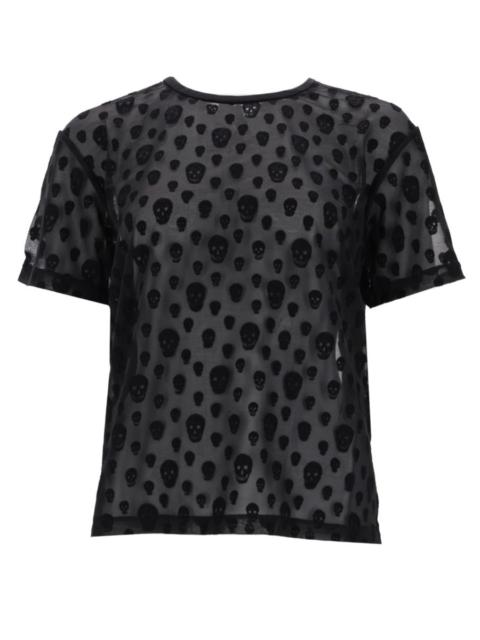 Alexander McQueen Alexander Mcqueen Women T-Shirt With "Skull" Pattern