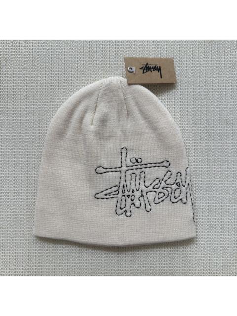Stüssy Stussy Stitch Logo Skull Cap Beanie Hat / Bone