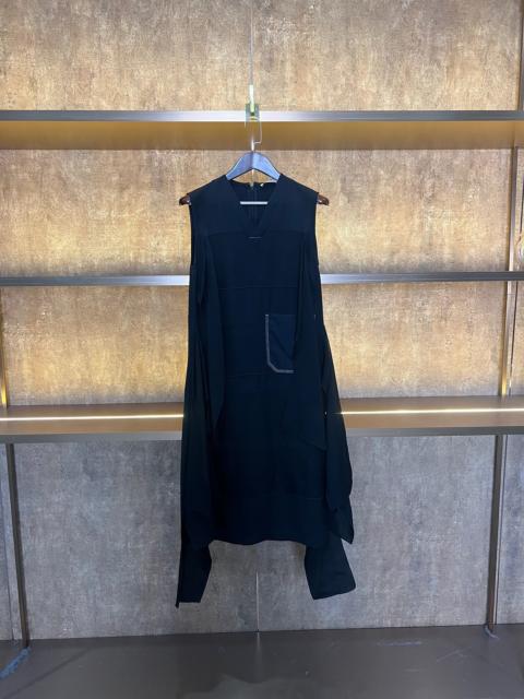 CELINE Celine draped dress in black