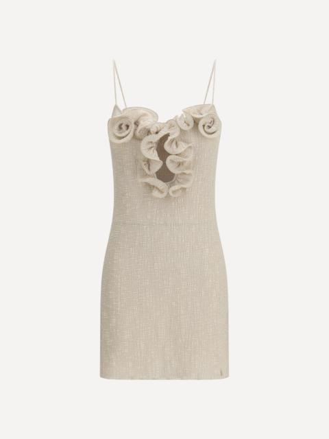 MAGDA BUTRYM Sleeveless crêpe beach mini Dress