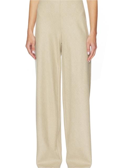Vince High Waist Wool Blend Bias Pant