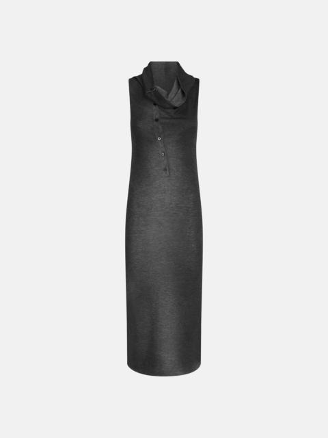 THE ATTICO GREY MIDI DRESS