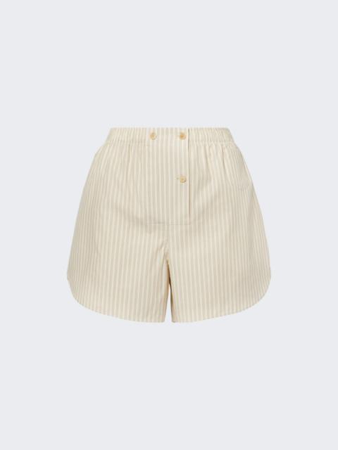 The Row Nicasia Shorts Sage Tint And Graphite