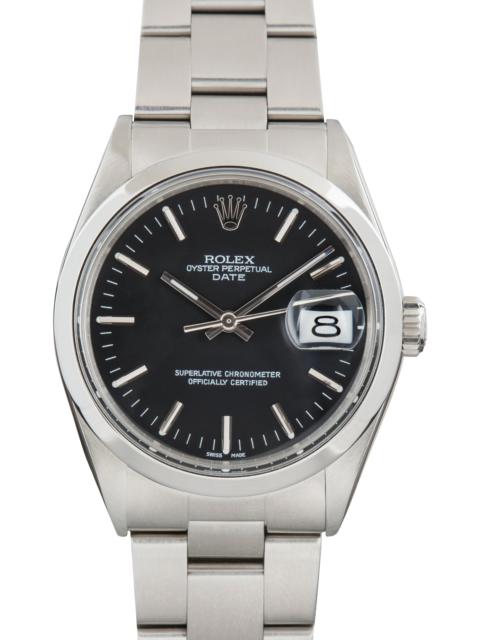 ROLEX Vintage Rolex Date Ref 1500 Black Dial
