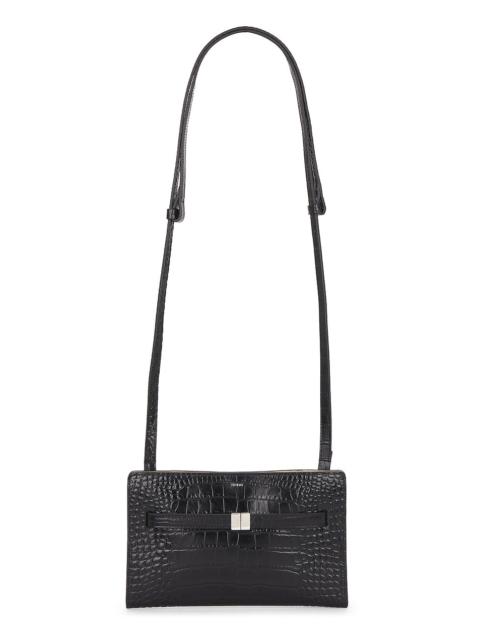 TOTEME Belted Croco Embossed Crossbody Bag