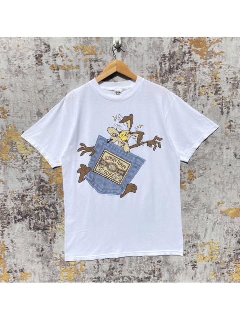 Vintage 90s Wile E. Coyote Warner Bros Shirt Cartoon©️1995