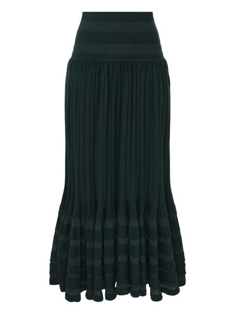 Zimmermann REBELLION GATHERED MIDI SKIRT