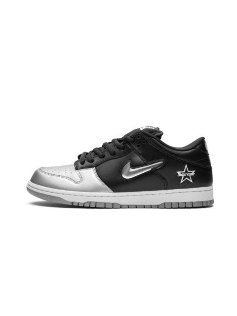 Nike SB Dunk Low OG QS "Supreme - Jewel Swoosh Silver/Black"
