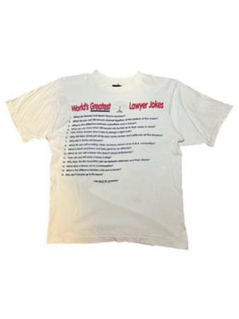 Other Designers Vintage - Lawyer Jokes distressed t-shirt
