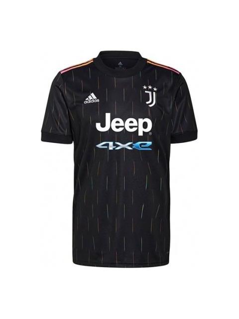 adidas adidas Juventus Away Fan Edition Soccer/Football Sports Short Sleeve Jersey T-shirt Black GS1438