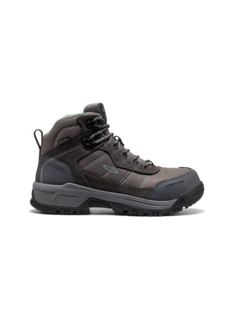 KEEN Women's Skokie Waterproof Work Boot (Carbon Toe)