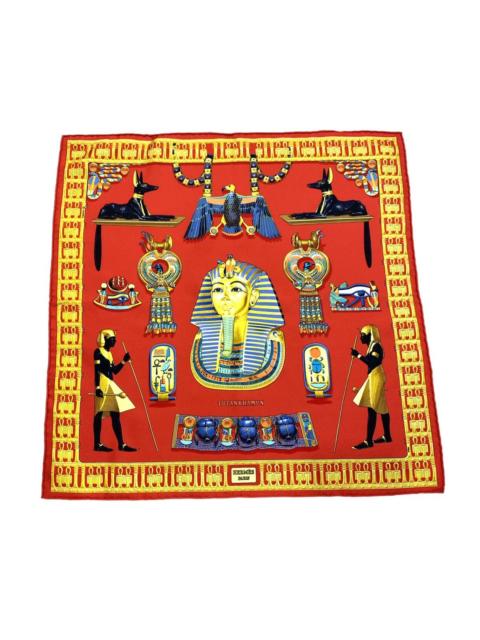 Hermès HERMES TUTANKHAMUN SILK HANDKERCHIEF
