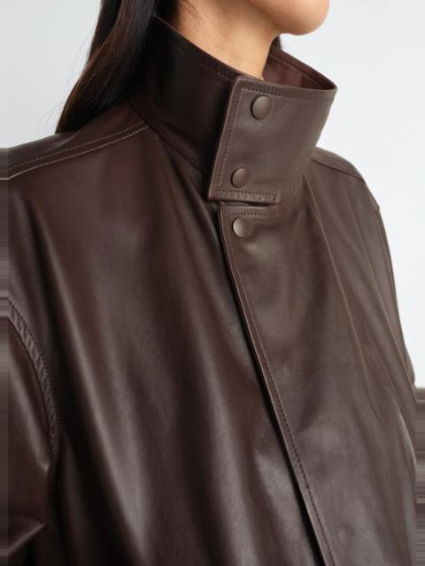 Lemaire SOFT LEATHER BLOUSON IN PAPER COW LEATHER