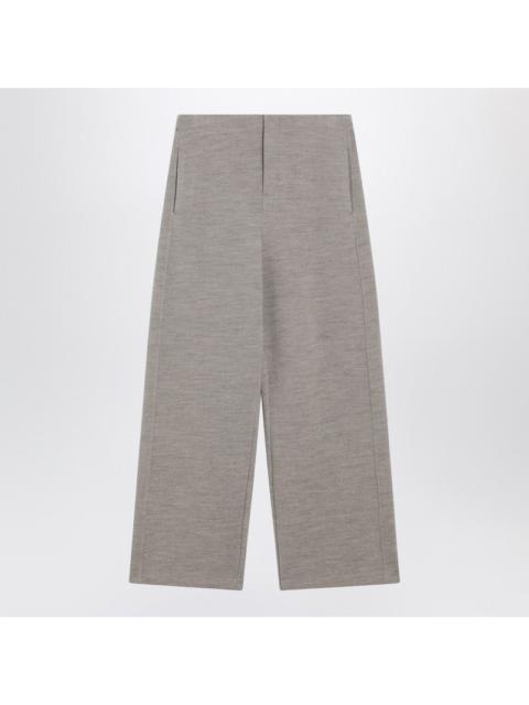 Max Mara Max Mara Beige Wool-Cotton Blend Trousers Women