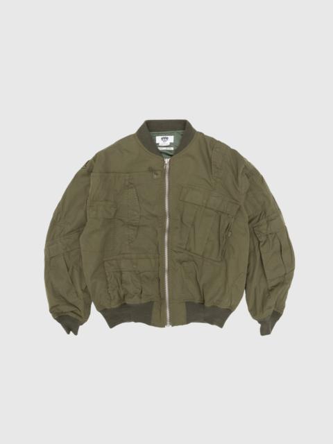 Junya Watanabe MAN eYe X REBUILD BY NEEDLES MULTI POCKET BOMBER JACKET