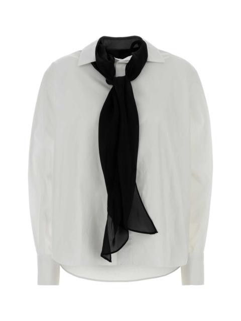 sacai Sacai Women White Poplin Shirt