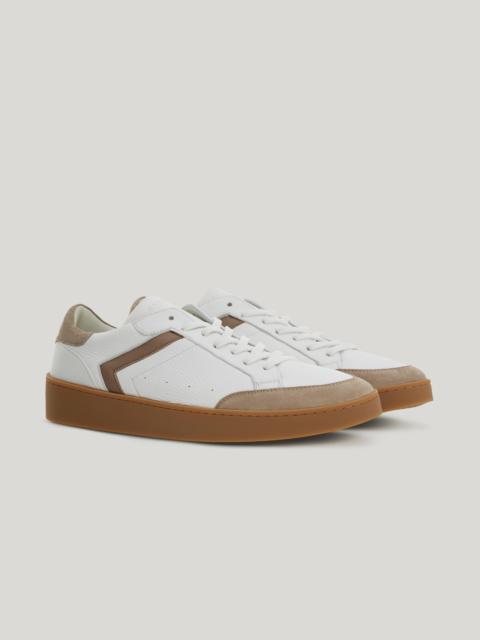 Canali CANALI NUVOLA SNEAKERS DERBY IN DEERSKIN, SHEEPSKIN AND SUEDE WITH RUBBER SOLE