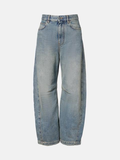 Loewe Anagram barrel-leg jeans