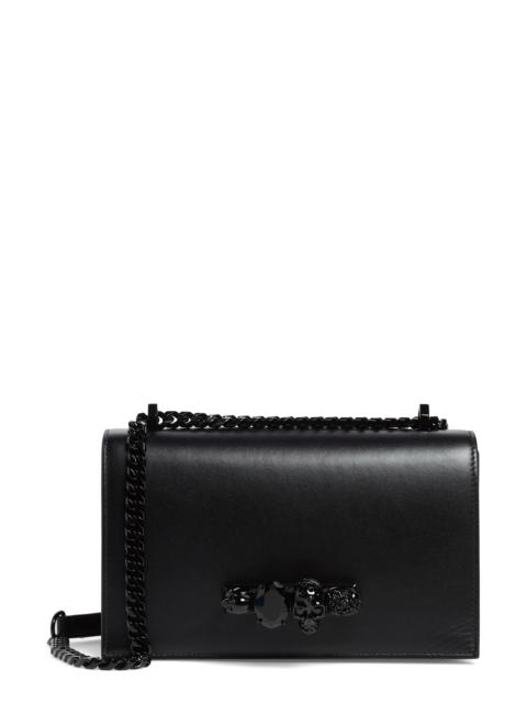 Alexander McQueen Alexander McQueen Blackout Leather Crossbody Knuckle Bag at Nordstrom