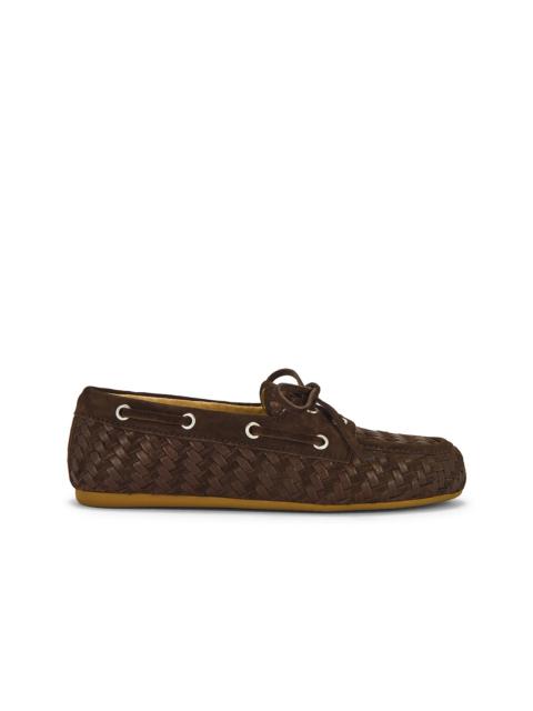 Miu Miu Leather Moccasin