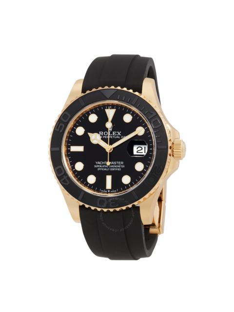 ROLEX Rolex Yacht Master 42 Automatic Chronometer Black Dial 18kt Yellow Gold Men's Watch M226658-0001