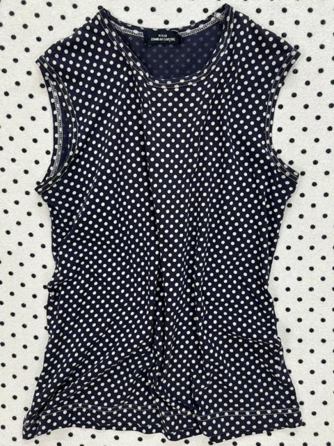 Comme Des Garçons Comme des Garcons Tricot Distressed Polka Dot Tank Top