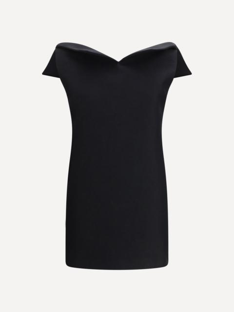 BALENCIAGA Silk-blend strapless Dress