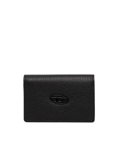 Diesel logo-plaque cardholder