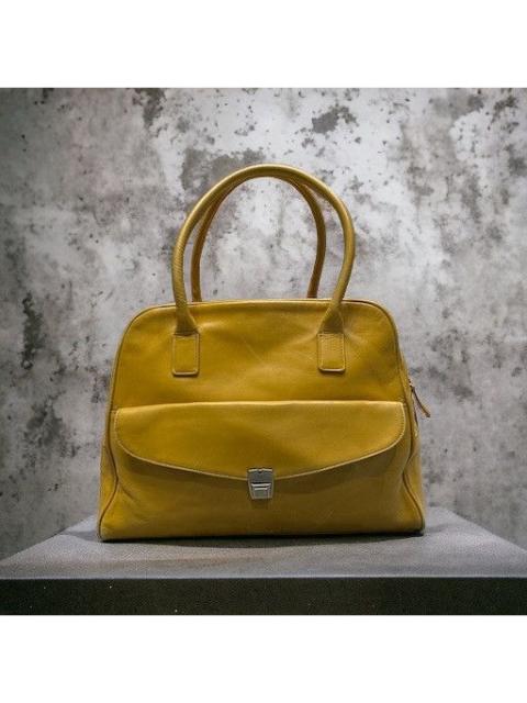 MARGARET HOWELL LEATHER DUFFLE SHOULDER BAG CASUAL STYLE