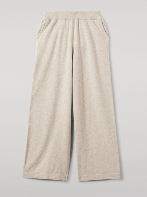 Johnstons of Elgin Coll Natural Cashmere Trouser