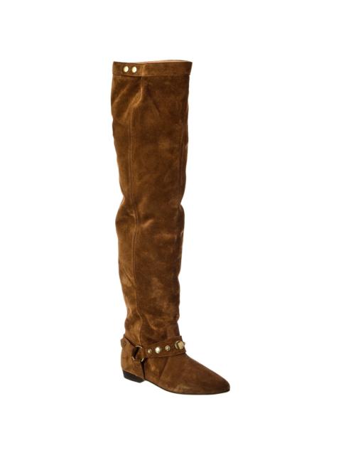Isabel Marant Isabel Marant Selize Suede Over-The-Knee Boot