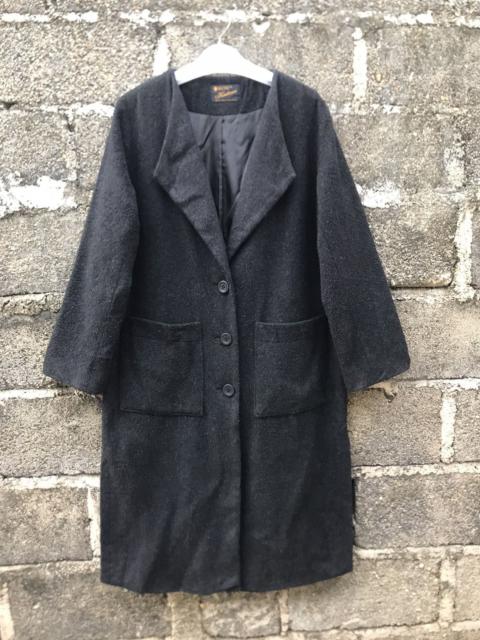 Other Designers ⚡️Vintage Kastane Collarless Wool Long Coat