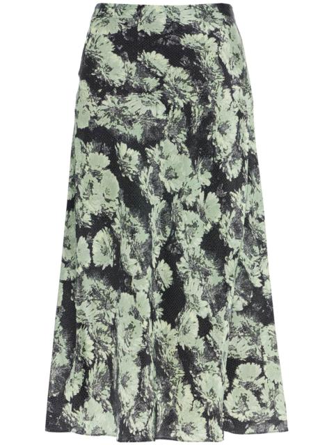 Tory Burch - Tory Burch printed satin skirt