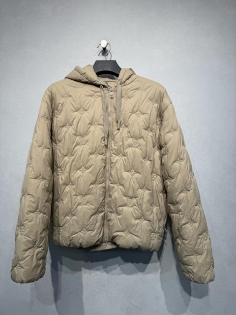 Louis Vuitton LOUIS VUITTON FW24 Solid Color Hooded Zip-Up Cotton Jacket