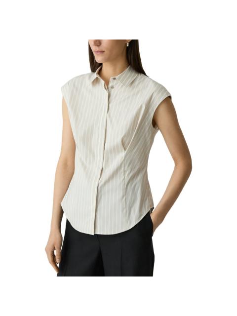 Theory Theory Cap Sleeve Cinch Shirt