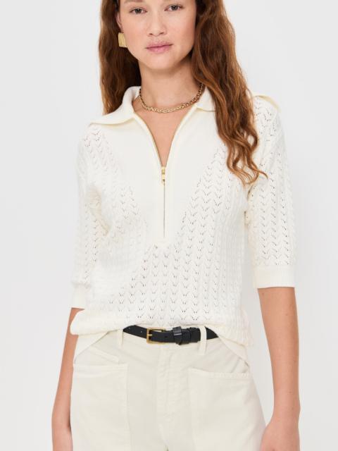 VARLEY Arney Half Zip Knit Polo