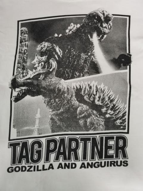 Other Designers Vintage Godzilla and Anguirus Japan Anime Movie Tee Akira
