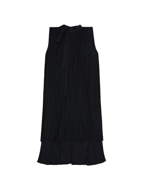 MM6 Maison Margiela layered pleated asymmetric dress