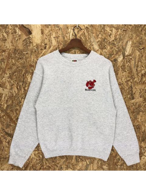 Other Designers Vintage Boston Embroidery Sweatshirt