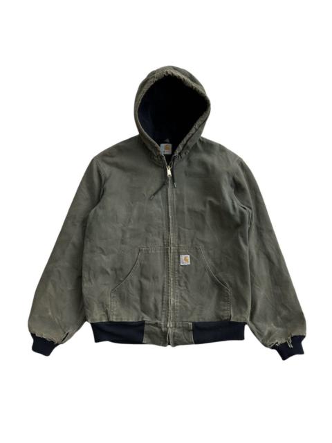 Other Designers Crazy Vintage Carhartt Hoodie Jacket Faded Green Distressed
