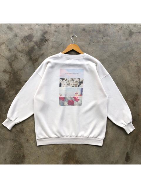 Other Designers Japanese Brand - japanese AQUA LEAF big print sweatshirt