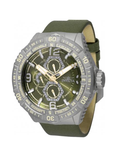 Other Designers Invicta Coalition Forces Quartz Military Green Dial Men's Watch 49633