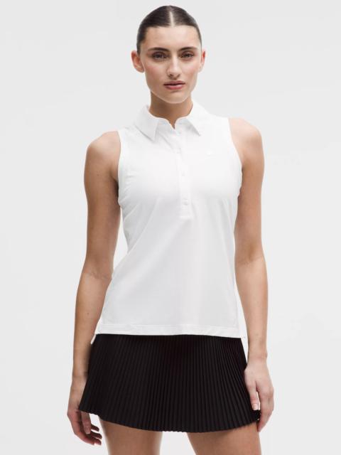 lululemon Quick-Dry Sleeveless Polo Shirt *Straight Hem
