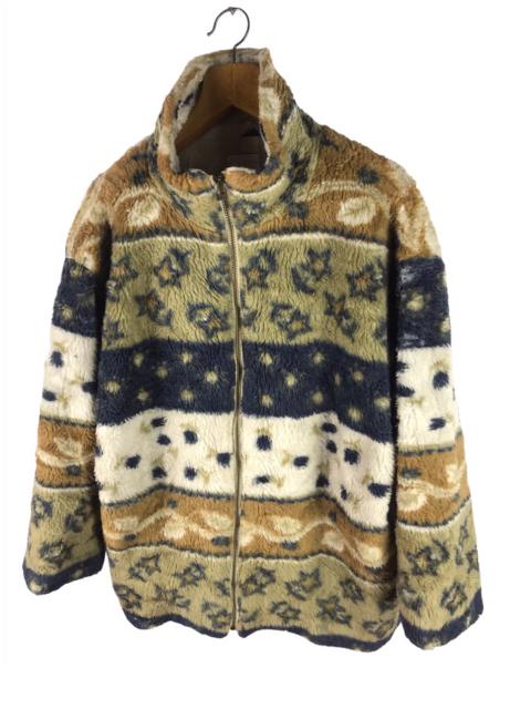 Other Designers Japanese Brand - FLEECE PRINTED ZIPPER JACKET