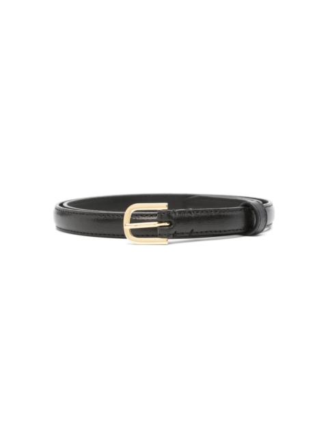 thin leather belt
