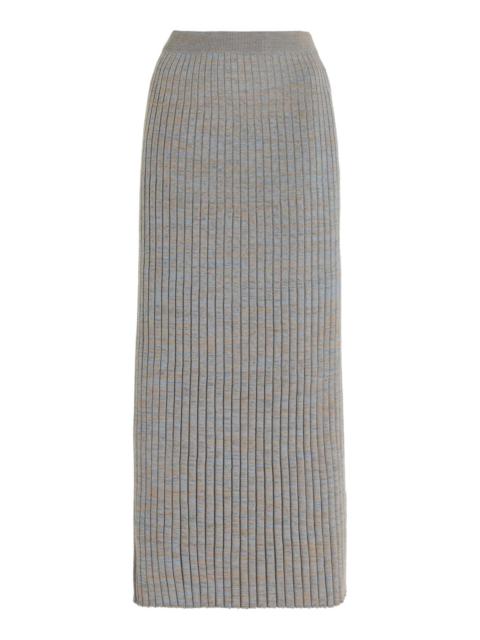 GABRIELA HEARST Conti Skirt in Aran Cashmere